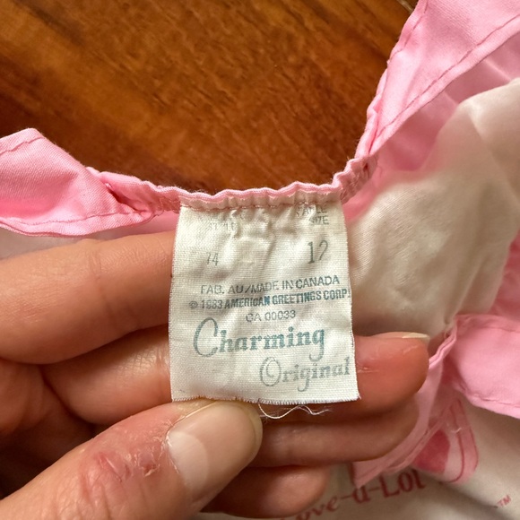 Vintage Care Bear Baby Love-a-Lot Bear Romper - Picture 6 of 10